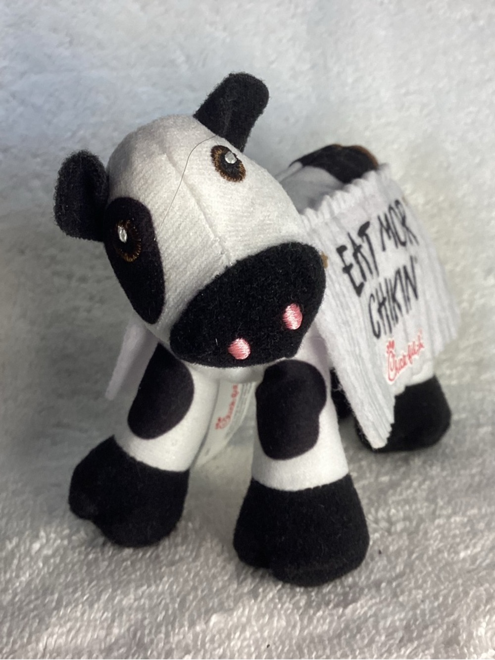 Chick-fil-A Plush Cow Toy - Black & White